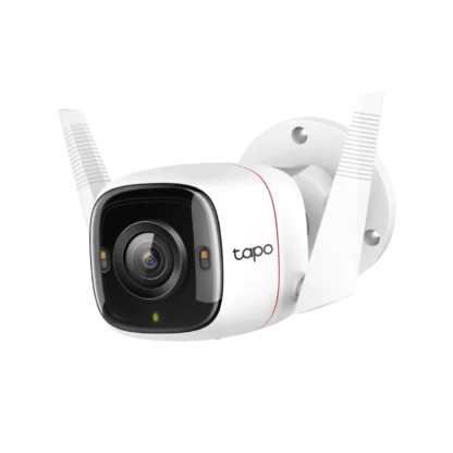 Cámara de Seguridad Exterior TAPO C320WS 2K QHD - Visión Nocturna en Color, Detección de Movimiento y Audio Bidireccional