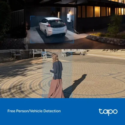 Cámara de Seguridad Exterior TAPO C320WS 2K QHD - Visión Nocturna en Color, Detección de Movimiento y Audio Bidireccional - Imagen 7