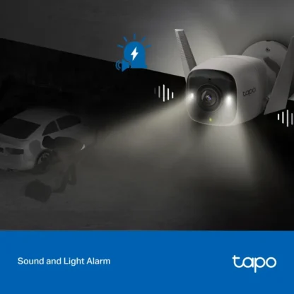 Cámara de Seguridad Exterior TAPO C320WS 2K QHD - Visión Nocturna en Color, Detección de Movimiento y Audio Bidireccional - Imagen 6