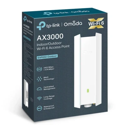 Punto de Acceso WiFi 6 AX3000 EAP650-Outdoor – Cobertura Extrema - Imagen 3