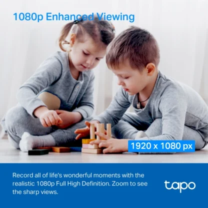 Cámara de Seguridad Tapo C200 Full HD 360° con Visión Nocturna - Imagen 3