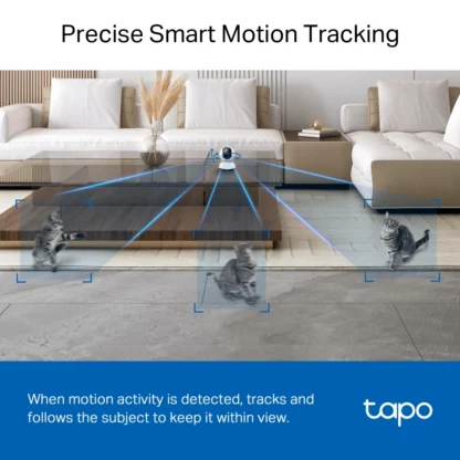 Tapo C220: Cámara WiFi 360° con IA y Visión Nocturna - Imagen 3