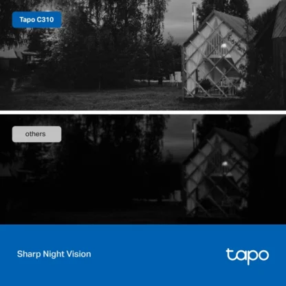 Tapo C310: Cámara Wi-Fi 2K con Visión Nocturna y Detección - Imagen 5
