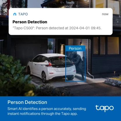 Cámara de Seguridad WiFi Tapo C500 con Giro 360° e IP65 - Imagen 8