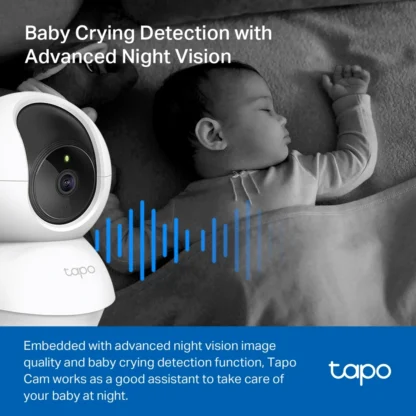 Cámara de Seguridad Tapo C210 Wi-Fi 2K con Visión Nocturna - Imagen 3